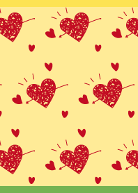 Beating Heart2 on yellow