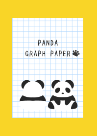 PANDA GRAPH PAPER-YELLOW-RED