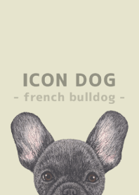 ICON DOG - french bulldog - PASTEL YE/01