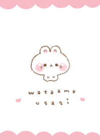 わたあめみたいなうさぎさん。