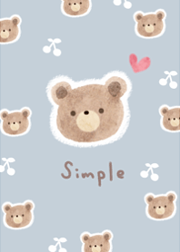 Cute cute simple bear3.