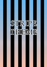 GRADATION STRIPE-BLUE PINK-BLACKj