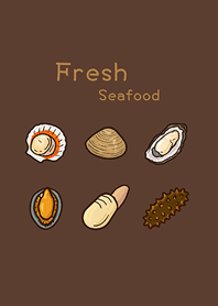 Interesting seafood(dark brown)