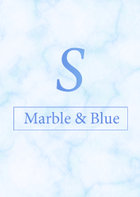 S-Marble&Blue-Initial