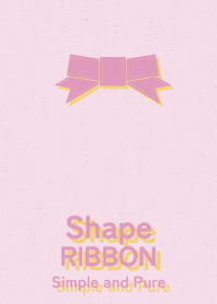 Shape RIBBON pink