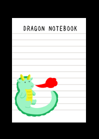 DRAGON NOTEBOOK-BLACK