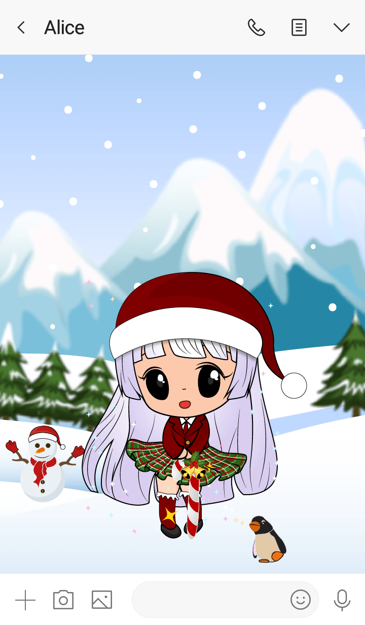 Crystal snowy girl