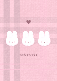 Rabbit Patch x Plaid  - Pink 02