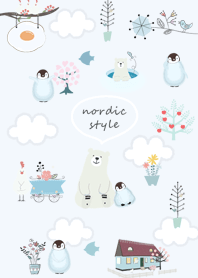 Scandinavian penguin blue15_2
