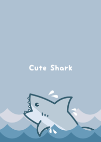 Cute Shark ''Smoky Blue''
