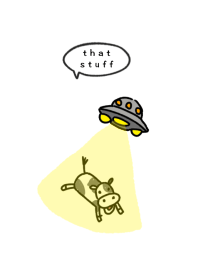 牛とUFO