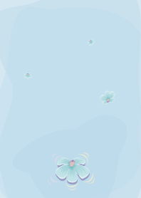 ekstamp water blue flower drop NO.80.11