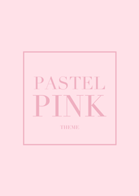 パステルピンク