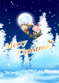 Guru Cat & Rabbit Christmas