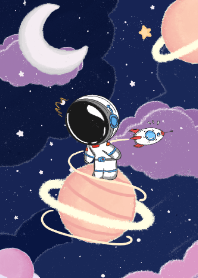 นักบินอวกาศน้อย ดาวเคราะห์และแสงจันทร์