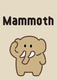 Cute mammoth theme 3