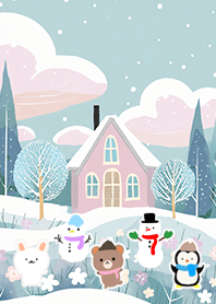 可愛い北欧風着せかえ(Winter-842)