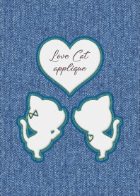 Love Cat Applique 24