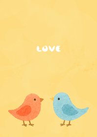 Nordic style birds01light yellow