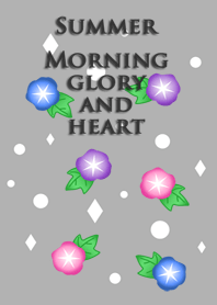 Summer<Morning glory and heart>