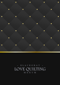 LOVE QUILTING - BLACK GRAY 30
