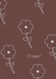simple flower red