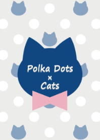 Polka Dots and Cats(Winter color)J