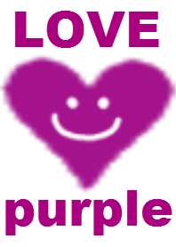 LOVE Purple color