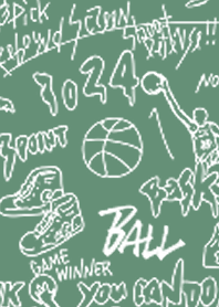 Basketball graffiti 01 khaki