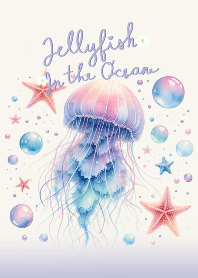 Jellyfish in the Ocean (purple)
