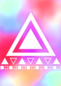 Colorful triangle tribal
