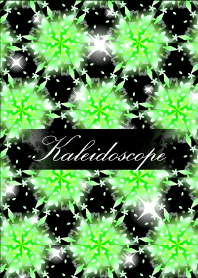 Flower Kaleidoscope-green