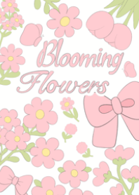 blooming flowers (old rose)