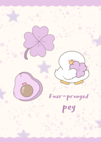 Four-pronged peg1