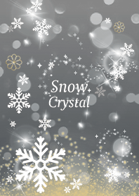 Gray : Crystal of snow theme