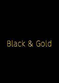Black & Gold