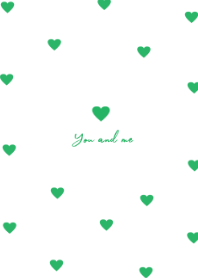 pattern_heart (JP)white green
