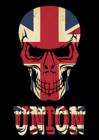 Union Jack Skull Black