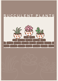 Succulents J-Red Orange (Bro2)