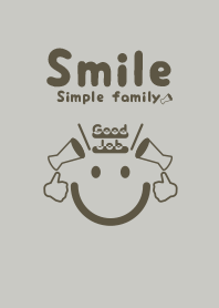 Smile & Good job Pearl gray