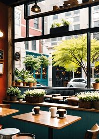 Cozy Coffee shop 675A57