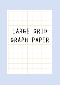 LARGE BEIGE GRID GRAPH PAPER/BLUE GRAY