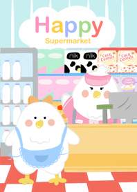 Happy supermarket