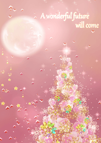 Christmas tree with rising money luck4