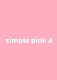 ..Simple pink A..