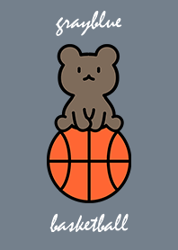 basketball and sitting bear cub GB.
