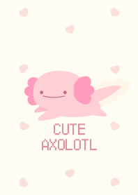 ゆるかわウーパールーパー柄[ピンク]