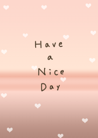 Pink gold and heart pattern.