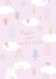 pinkpurple Rabbit and nordic style11_2