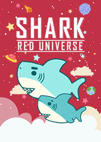 浩瀚宇宙 寶貝鯊魚出沒 紅色
